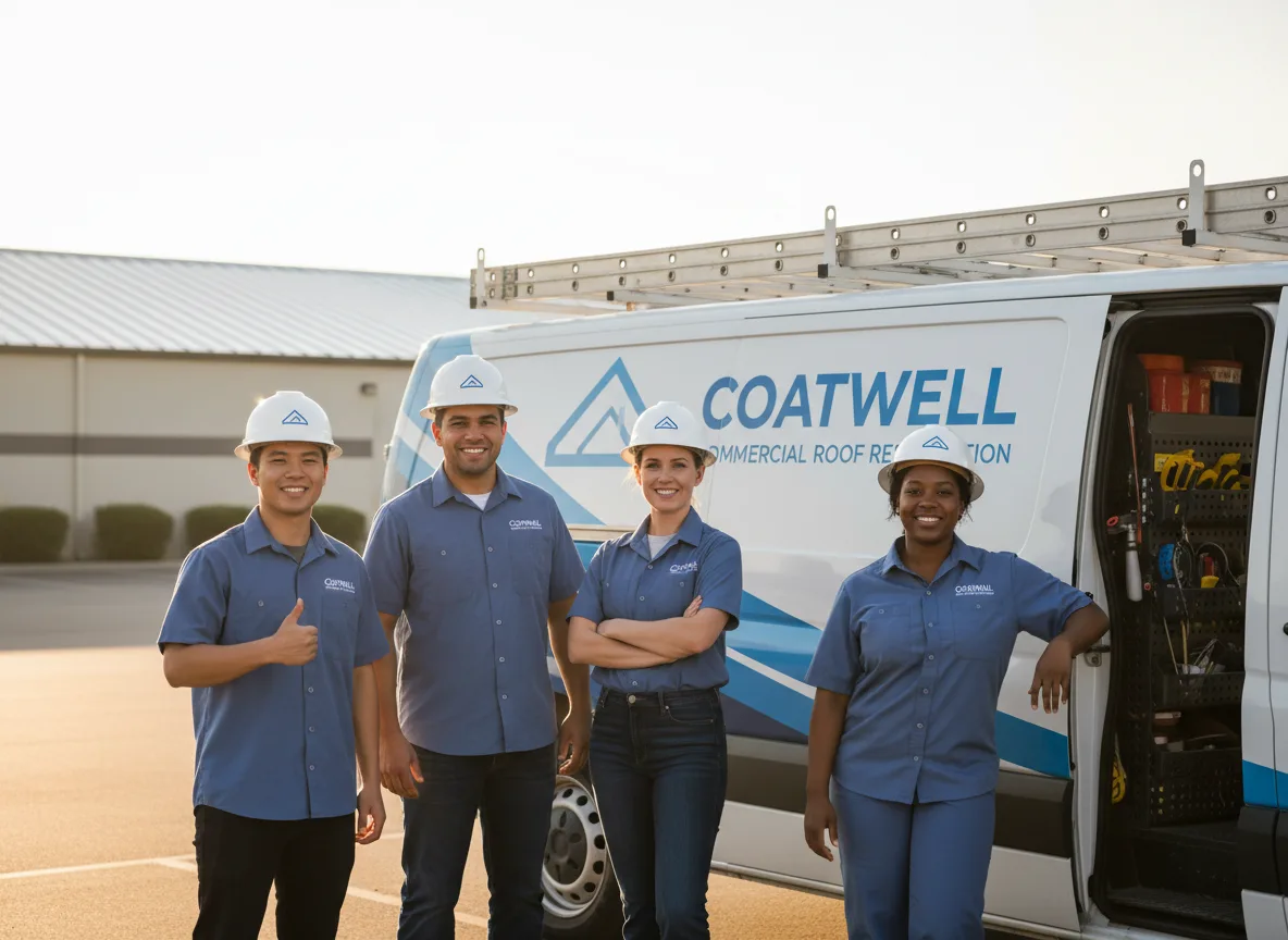 Commercial roof coating company in Kaneville, IL